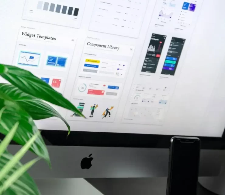 Website Landing Page UI/UX Design in Figma, Photoshop
